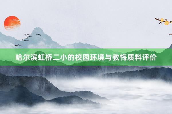 哈尔滨虹桥二小的校园环境与教悔质料评价